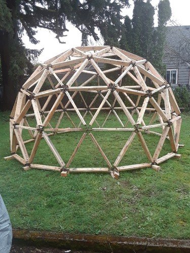 Geodesic dome build many - dome, as